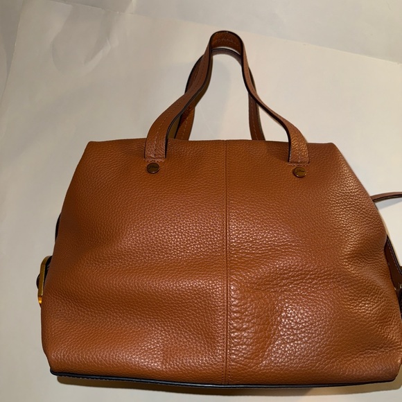 J. Crew Brown Leather Satchel - Picture 6 of 11
